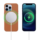 iPhone 13 Pro Magsafe Özellikli Leather Deri Kılıf - 7