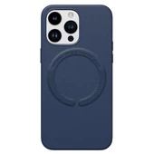 iPhone 13 Pro Max Magsafe Özellikli Leather Deri Kılıf - 10
