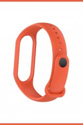 Mi Band 5 - 6 - 7 Akıllı Bileklik Uyumlu Kordon Yüksek Kaliteli Silikon Kayış - 1