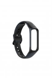 Samsung Galaxy Fit 2 Akıllı Bileklik Uyumlu Desenli Silikon Kordon Kayış - 1
