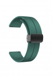 Samsung Gear Sport Uyumlu Kordon Magnetic Klipsli Premium Kayış - 2