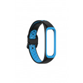 Samsung Galaxy Fit 2 Akıllı Bileklik Uyumlu Delikli Desenli Silikon Kordon Kayış - 5