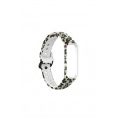 Samsung Galaxy Fit 2 Akıllı Bileklik Uyumlu Desenli Silikon Kordon Kayış thumbnail 2