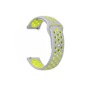 Haylou Solar LS05 Uyumlu Yumuşak Dokulu Nike Style Esnek Silikon Kordon Kayış - 4