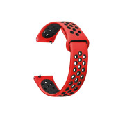 Haylou Solar LS05 Uyumlu Yumuşak Dokulu Nike Style Esnek Silikon Kordon Kayış - 6