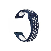 Haylou Solar LS05 Uyumlu Yumuşak Dokulu Nike Style Esnek Silikon Kordon Kayış - 7