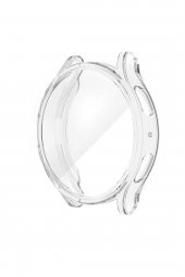 Samsung Galaxy Watch 5 44mm Uyumlu Kasa Ve Ekran Koruyucu 360 Tam Koruma Silikon Kılıf - 1