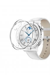 Huawei Watch Gt3 Pro 43mm Uyumlu Kasa Ve Ekran Koruyucu 360 Tam Koruma Silikon Kılıf - 1