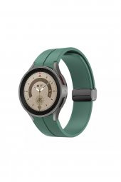 Samsung Galaxy Watch 4 Classic 42mm / 46mm Uyumlu Magnetic Klipsli Premium Kordon Kayış - 2