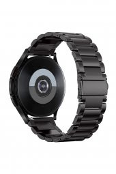 Samsung Galaxy Watch Active 2 40mm/44mm Uyumlu Kordon Klasik Baklava Model Paslanmaz Çelik Kayış - 1
