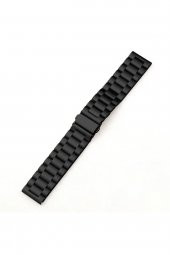 Samsung Galaxy Watch 46mm Uyumlu Kordon Klasik Baklava Model Paslanmaz Çelik Metal Kayış thumbnail 3