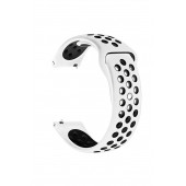 Honor Magic Watch 2 46mm Uyumlu Yumuşak Dokulu Nike Style Delikli Desenli Silikon Kordon Kayış - 2
