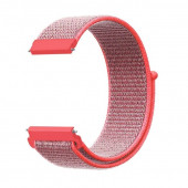 Samsung Gear Sport Sm-r600 Uyumlu Spor Kumaş Desenli Cırt Cırtlı Kordon Kayış - 6