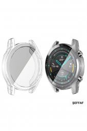 Huawei Watch Gt2 46mm Uyumlu Önü Kapalı Silikon Ekran Ve Kasa Koruyucu Kılıf - 1