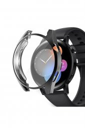 Huawei Watch Gt3 42mm Uyumlu Önü Kapalı Silikon Ekran Ve Kasa Koruyucu Kılıf - 2