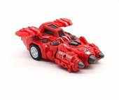 Sürtmeli Roket Atan Kırmızı Uzay Korsanı Araba - 1