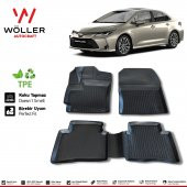 Toyota Corolla Paspas 2019 Sonrası 3d Havuzlu Wöller Paspas - 1