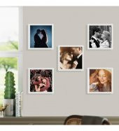 Yapışkanlı Sök Tak Pola Çerçeveler 12x12cm - 5'li Paket FOTO BASKI HEDİYELİ HK2713 - 3