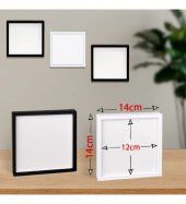 Yapışkanlı Sök Tak Pola Çerçeveler 12x12cm - 5'li Paket FOTO BASKI HEDİYELİ HK2713 - 6