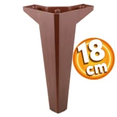Sedir Lüks Mobilya Kanepe Tv Ünitesi Koltuk Konsol Ayağı 18 Cm Ahşap Desenli Ayakları 4 Adet - 2
