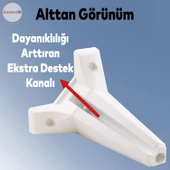 Sedir Lüks Mobilya Kanepe Konsol Tv Ünitesi Koltuk Ayağı 18 Cm Beyaz Ayakları 4 Adet thumbnail 6