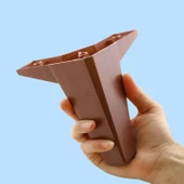 Sedir Lüks Mobilya Kanepe Sehpa Tv Ünitesi Koltuk Ayağı 12 Cm Ahşap Desenli Baza Ayakları 4 Adet - 6