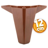 Sedir Lüks Mobilya Kanepe Sehpa Tv Ünitesi Koltuk Ayağı 12 Cm Ahşap Desenli Baza Ayakları 4 Adet - 2