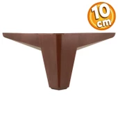 Sedir Lüks Mobilya Kanepe Tv Ünitesi Koltuk Ayağı 10 Cm Ahşap Desenli Kahverengi Ayakları 4 Adet thumbnail 2