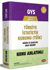 Data 2023 GYS Türkiye İstatistik Kurumu TÜİK Müdür ve İstatistik Grup Müdürü Konu Anlatımlı Görevde Yükselme Data Yayınları - 3