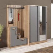 ABRE VM-36300 ANTRASİT VESTİYER PORTMANTO - 1