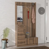 ABRE VM-36 DORE CEVİZ  PORTMANTO VESTİYER - 1