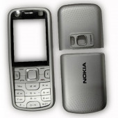 Nokia 5320 Kapak Nokia 5320 uyumlu Gri ön Kapak Arka Kapak  ve Tuş Takımı - 1