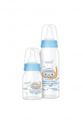 Bebsi Mavi Cam Biberon Seti ( 250ml + 125 ml) - 1