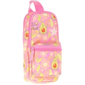 Kaukko Kalem Çantası Nature Junior Bag Avocado Üç Bölmeli Kalemlik - 1