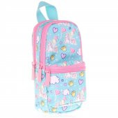Kaukko Natura Jınior Bag Üç Bölmeli Kalem Çantası Unicorn Ballon Kalemlik - 1