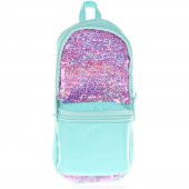 Kaukko Kalem Çantası Magıcal Junior Bag Pullu Mint Üç Bölmeli Kalemlik - 2