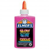 Elmers Karanlıkta Parlayan Yapıştırıcı Pembe - 1