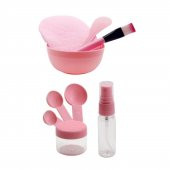 Kendin Yap Yüz Maskesi Karıştırma Aleti Seti Pembe Renk - 3