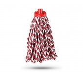 Elmop PM02 Yedek Islak Vidalı Mop Paspas Püskül Ucu - Pamuklu Mikrofiber İpli Mop Yedeği Başlığı - 3