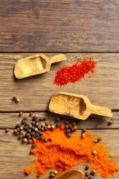 Zeytin Ağacı Baharat Kaşığı Seti | 2li El Yapımı Ahşap Baharat Bal Kaşığı - 2
