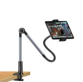 Masaüstü Akrobat Telefon Ve Tablet Tutucu Stand Sıkıştırmalı 360 Derece Oynar Başlıklı - 1