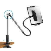Masaüstü Akrobat Telefon Ve Tablet Tutucu Stand Sıkıştırmalı 360 Derece Oynar Başlıklı - 2