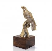 Pirinç Kartal Biblosu Dekoratif Hediyelik - 1