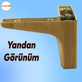 Sedef Lüks Mobilya Kanepe Sehpa Tv Ünitesi Koltuk Ayağı 10 Cm Açık Ceviz Ayakları (4 ADET) thumbnail 7