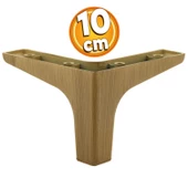 Sedef Lüks Mobilya Kanepe Sehpa Tv Ünitesi Koltuk Ayağı 10 Cm Açık Ceviz Ayakları (4 ADET) thumbnail 2