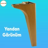 Sedef Lüks Mobilya Kanepe Tv Ünitesi Konsol Koltuk Ayağı 19 Cm Koyu Ceviz Ayakları 4 Adet thumbnail 6