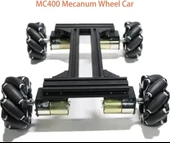 SZDoit Mecanum Wheel 4wd Metal Robot Araba Şasi Öğrenme Kiti - 3