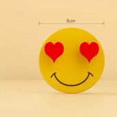 Kendinden Yapışkanlı Kalp Emojili  Askı Pratik Elbise ,Mutfak Askısı - 4