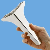 Sedef Lüks Mobilya Kanepe Tv Ünitesi Konsol Koltuk Ayağı 19 Cm Parlak Krom Ayakları 4 Adet - 5