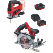 Einhell TE-CS 18/165/1 Daire Testere TC-JS 18 Dekupaj 2X4.0AH Akülü Set - 1